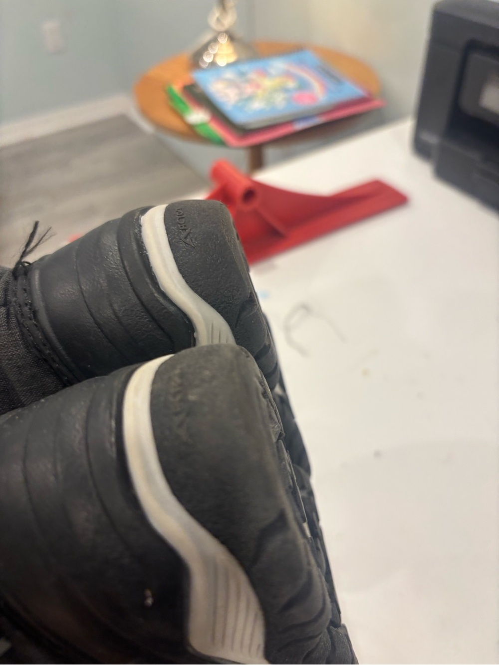 Kids' Black Winter Boots with Blue Accents - Picture 3 of 4